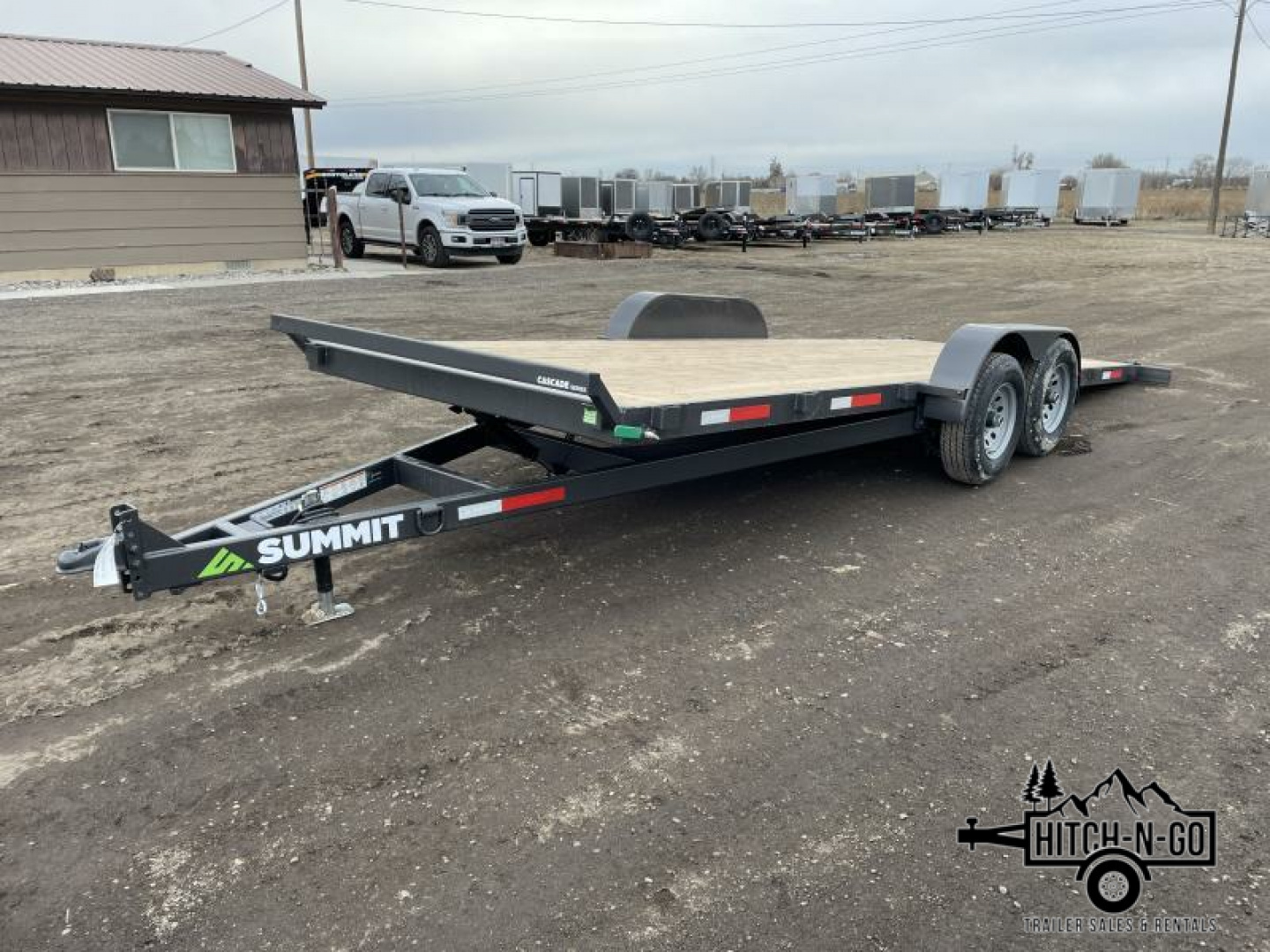 New 2025 Summit Cascade 7x20 10k Full Tilt Deck Trailer