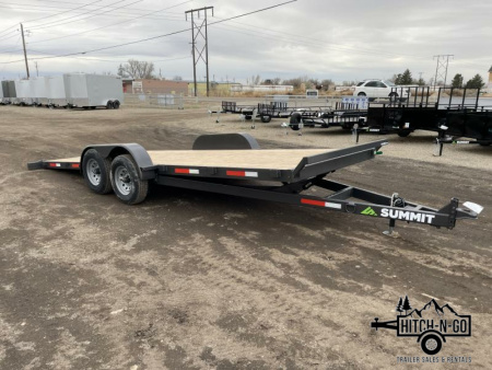 New 2025 Summit Cascade 7x20 10k Full Tilt Deck Trailer