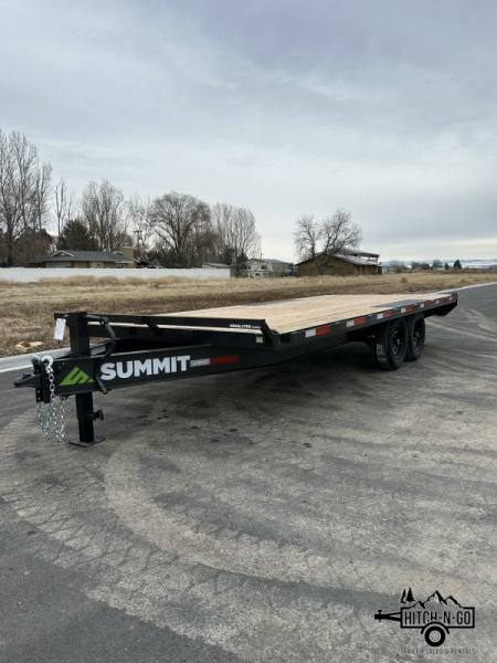 New 2025 Summit Denali Pro 8.5x20 14k Deckover Equipment Trailer