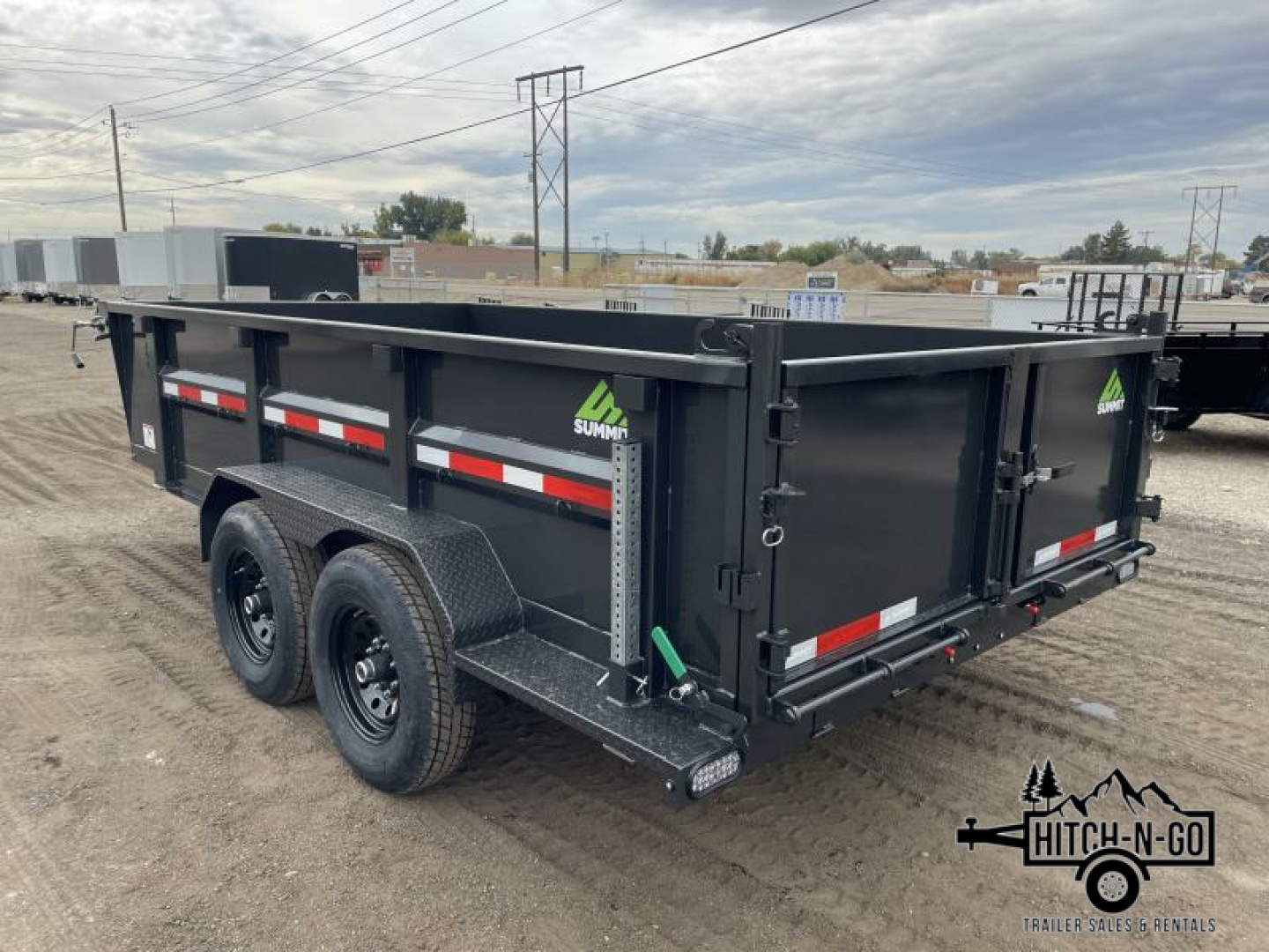 New 2025 Summit DPD714TA5 Dump Trailer