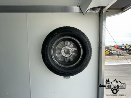 New 2025 Triton NXT 7.5x16 7k V-Nose Cargo Trailer with Rear Ramp Door