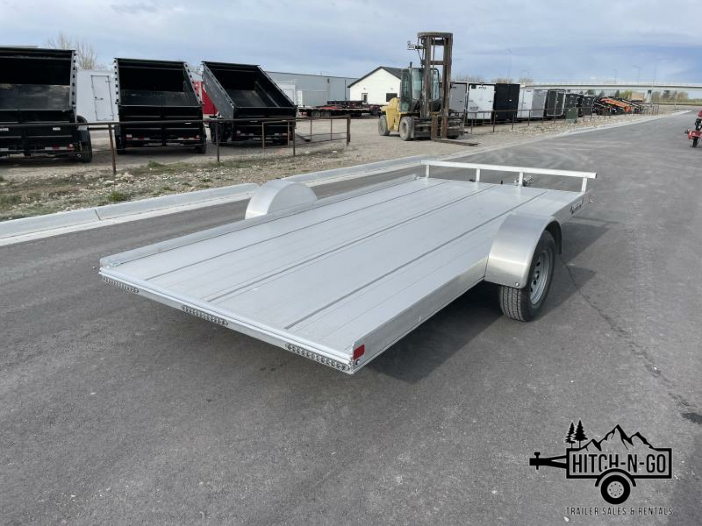 New 2025 Triton FIT 7x14 3k Tilt Deck Utility Trailer