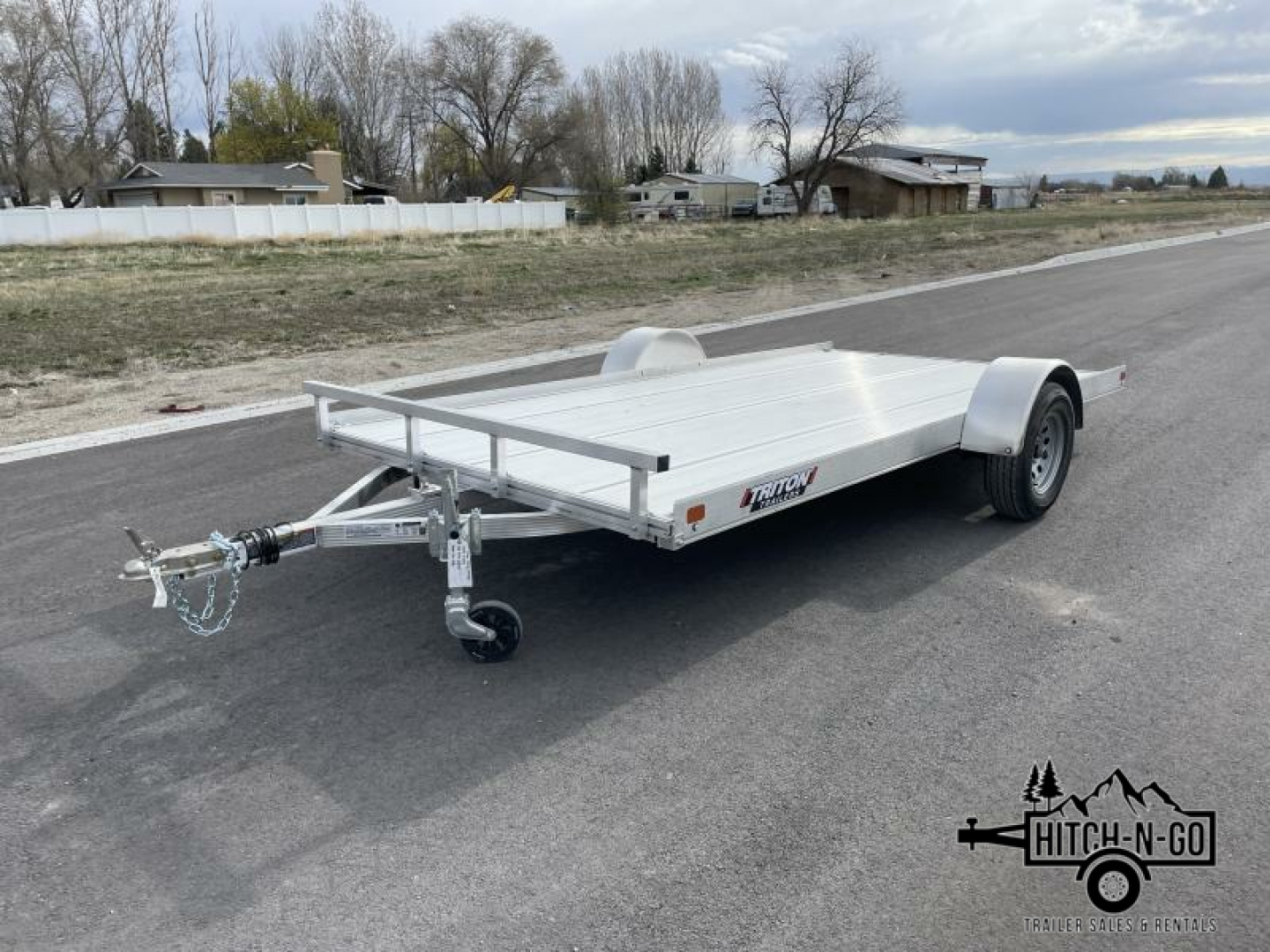 New 2025 Triton FIT 7x14 3k Tilt Deck Utility Trailer