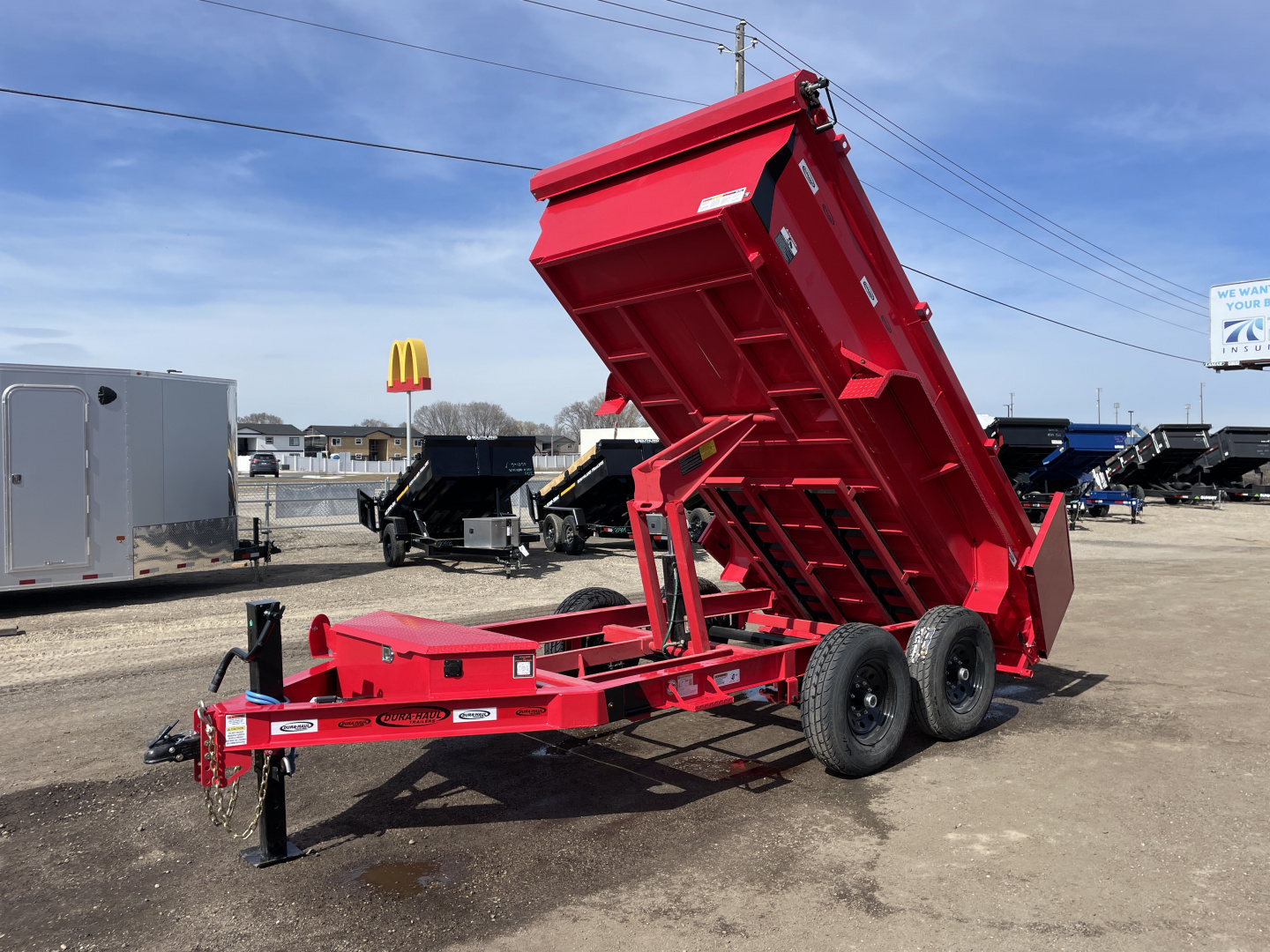 New 2025 Dura-Haul 6x12 14k Dump Trailer
