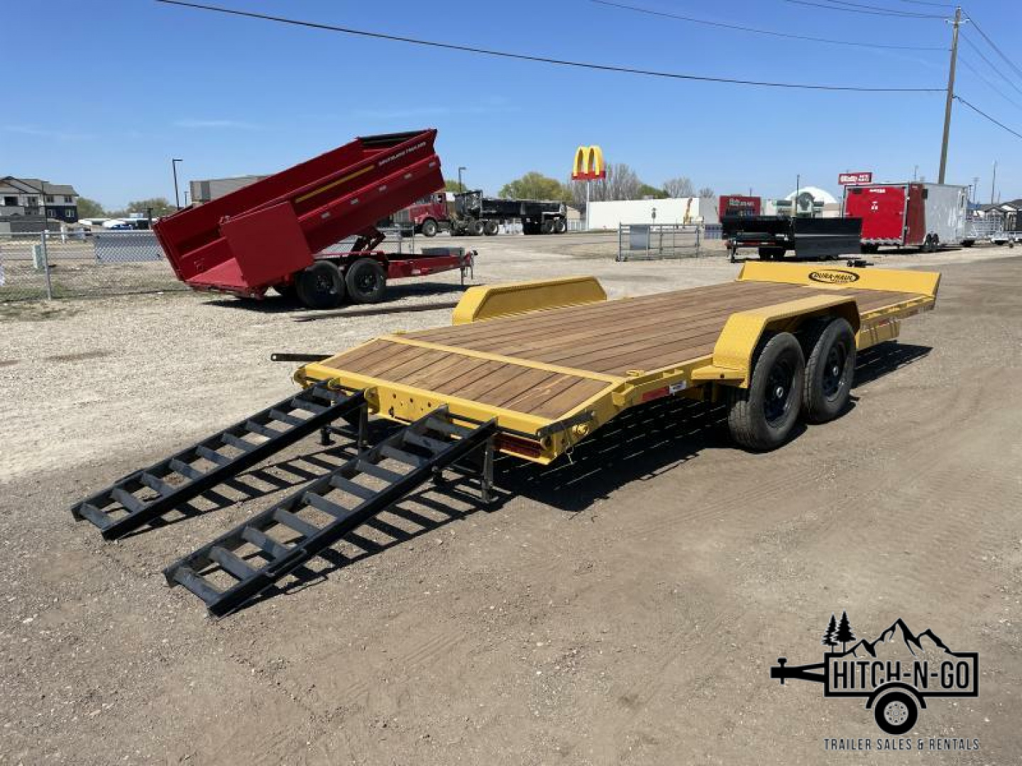 New 2025 Dura-Haul 7x20 14k Dovetail Equipment Trailer