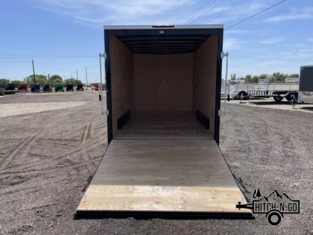 New 2026 Southland Royal 7.5x14+2 V-Nose 7k Cargo Trailer with Rear Ramp Door