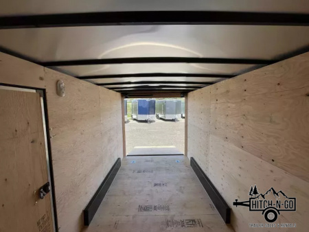 New 2026 Southland Royal 7.5x14+2 V-Nose 7k Cargo Trailer with Rear Ramp Door