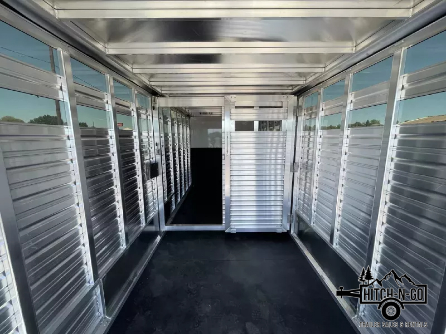New 2025 Frontier 7x24 14k Aluminum Gooseneck Stock Combo Trailer