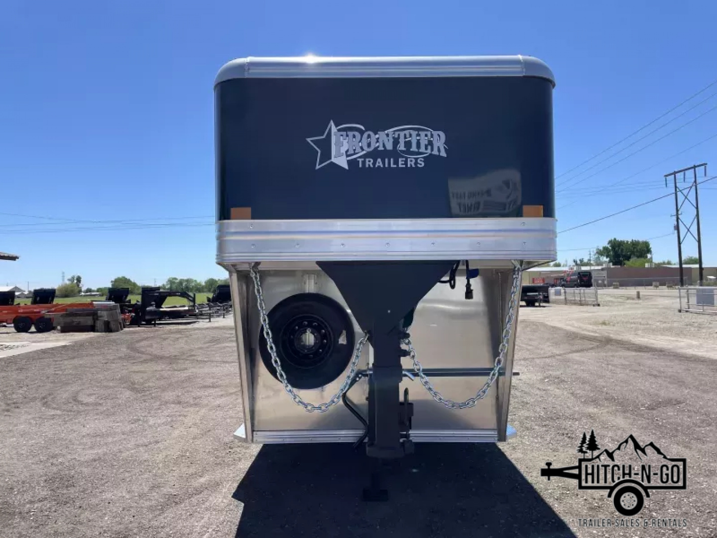 New 2025 Frontier 7x24 14k Aluminum Gooseneck Stock Combo Trailer