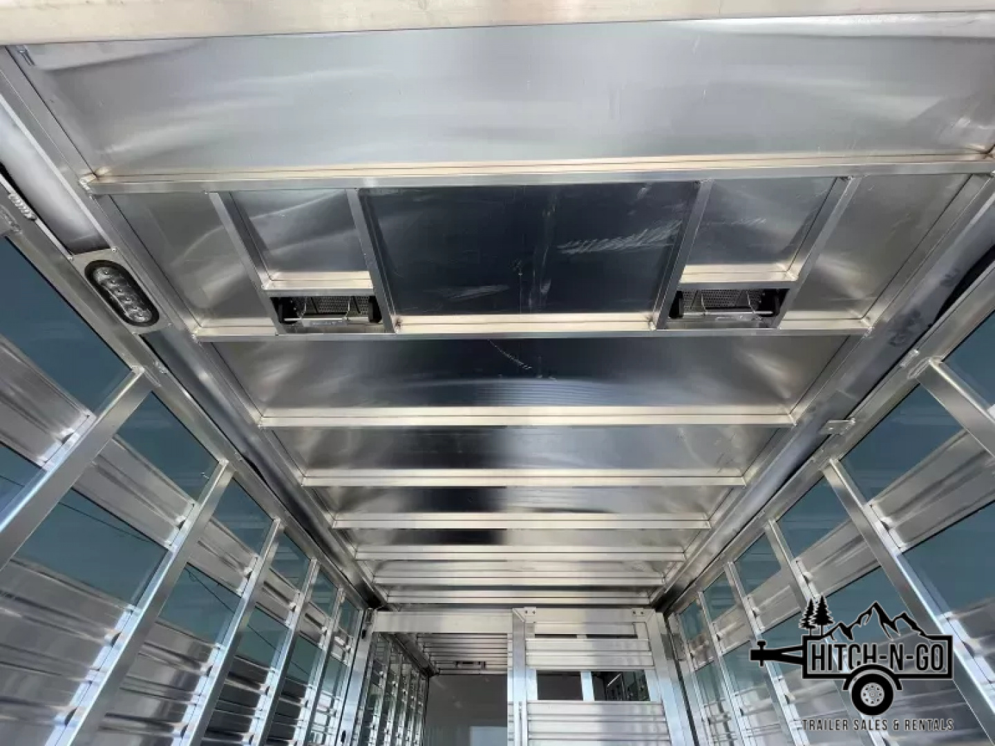 New 2025 Frontier 7x24 14k Aluminum Gooseneck Stock Combo Trailer
