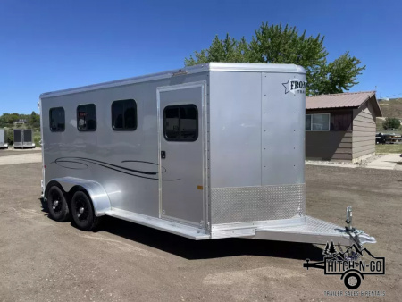New 2025 Frontier Strider Series 3 Horse Slant Horse Trailer
