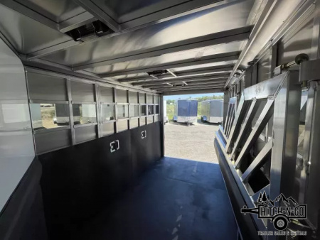 New 2025 Frontier Colt Big Sky 3 Horse Slant Horse Trailer