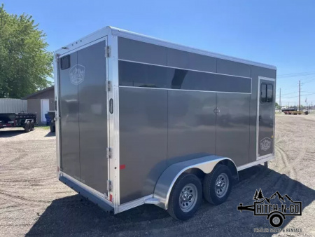 New 2025 Frontier Colt Big Sky 3 Horse Slant Horse Trailer