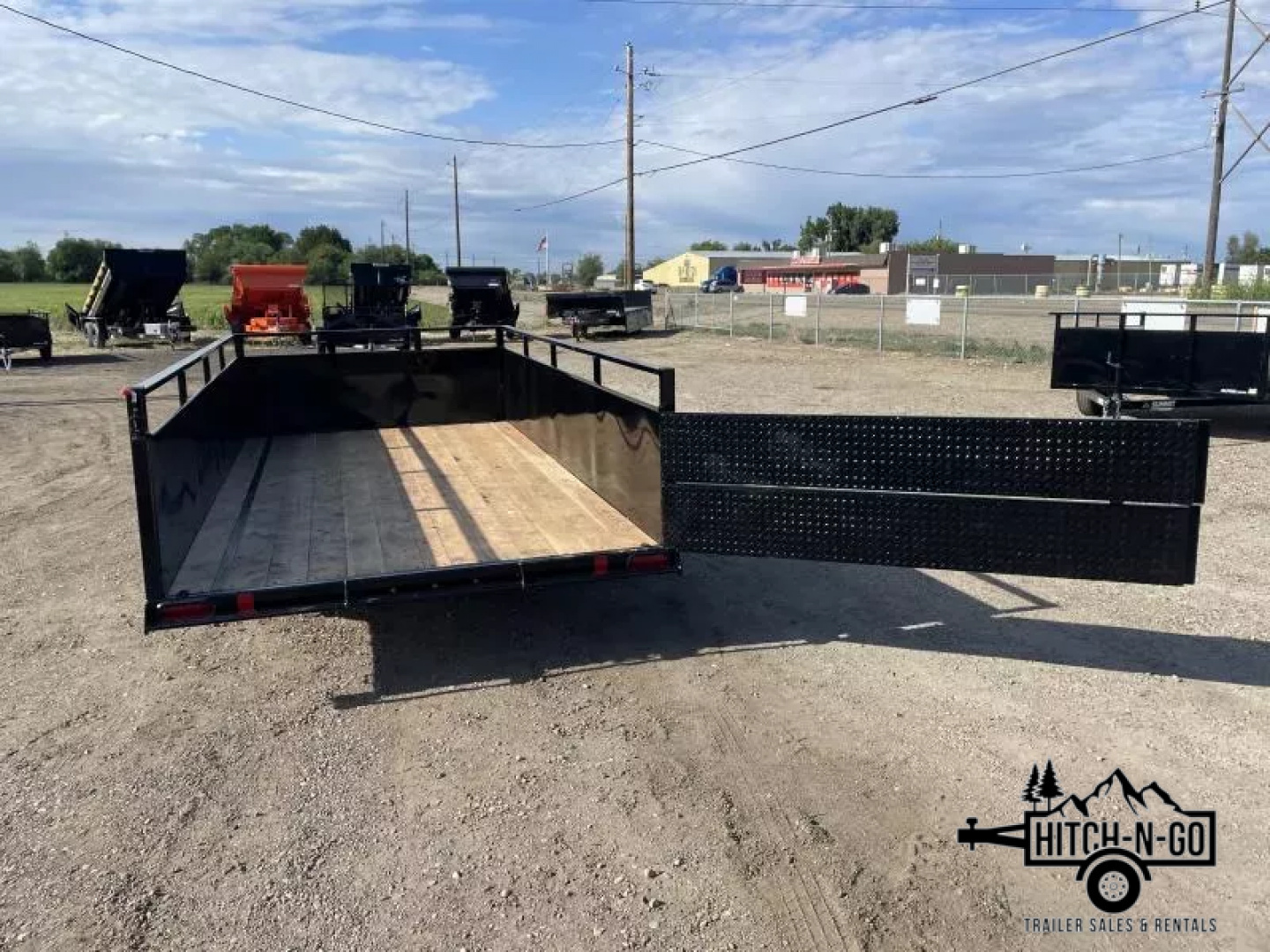 New 2026 Summit Alpine 6x12 3k Single Axle With Split Ramp Utility Trailer