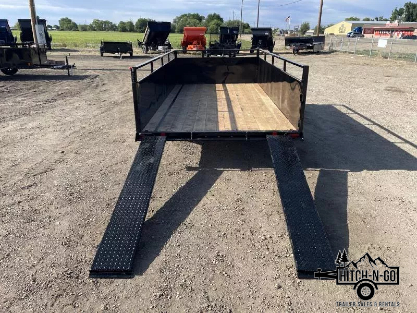 New 2026 Summit Alpine 6x12 3k Single Axle With Split Ramp Utility Trailer