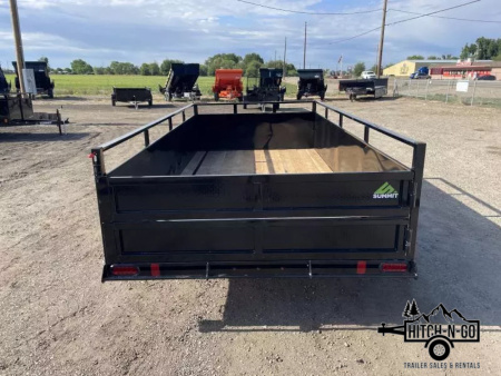New 2026 Summit Alpine 6x12 3k Single Axle With Split Ramp Utility Trailer