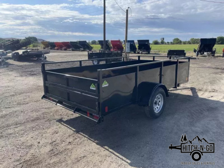 New 2026 Summit Alpine 6x12 3k Single Axle With Split Ramp Utility Trailer