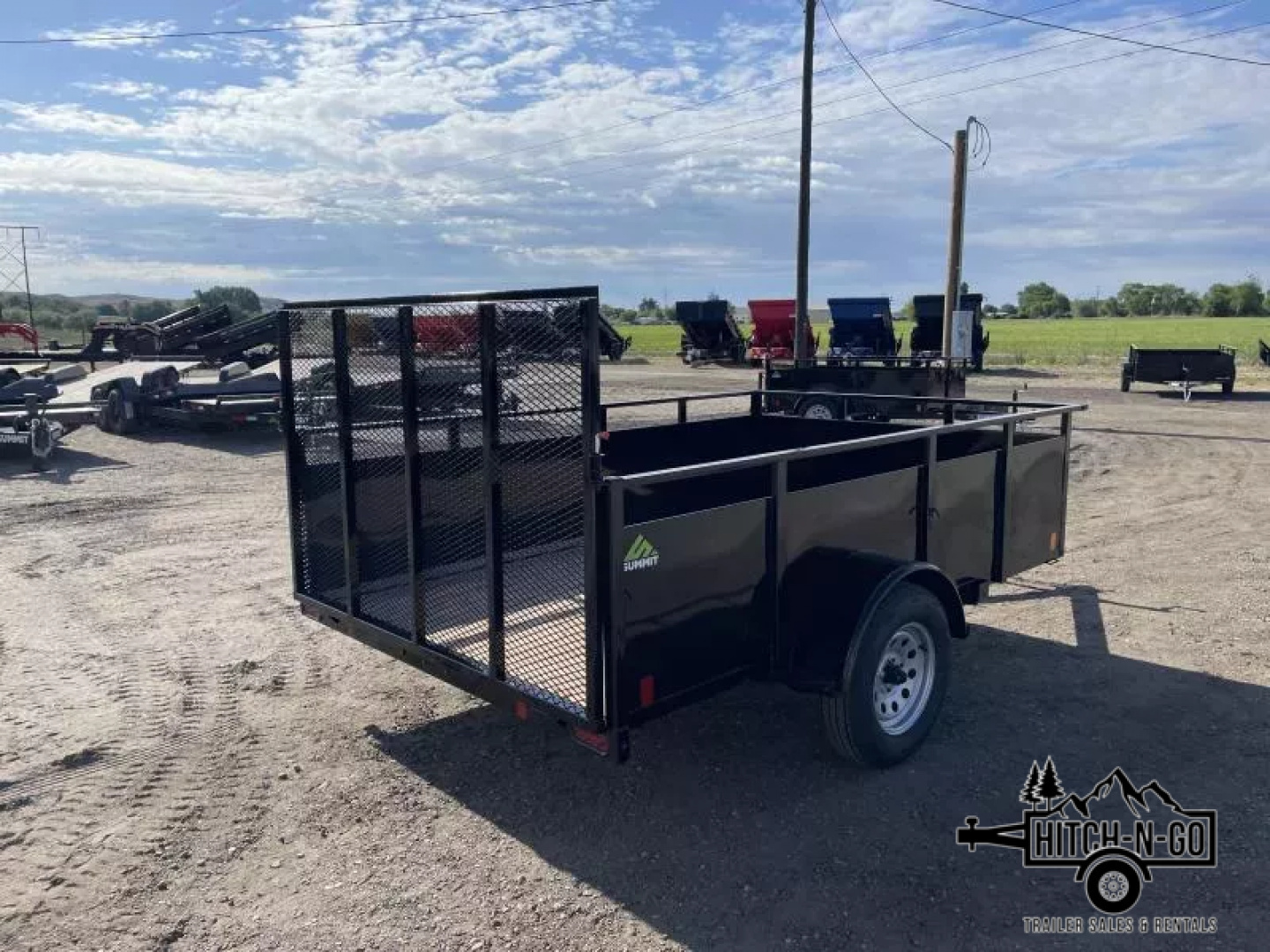 New 2026 Summit Alpine 6.5x10 3k Single Axle Utility Trailer