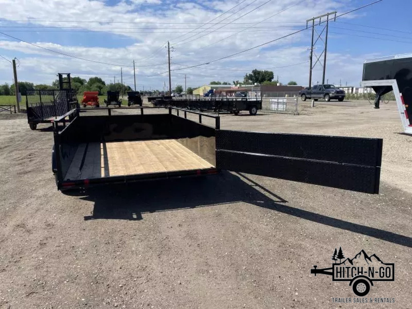 New 2026 Summit Alpine 6.5x10 3k Single Axle With Split Ramp Utility Trailer