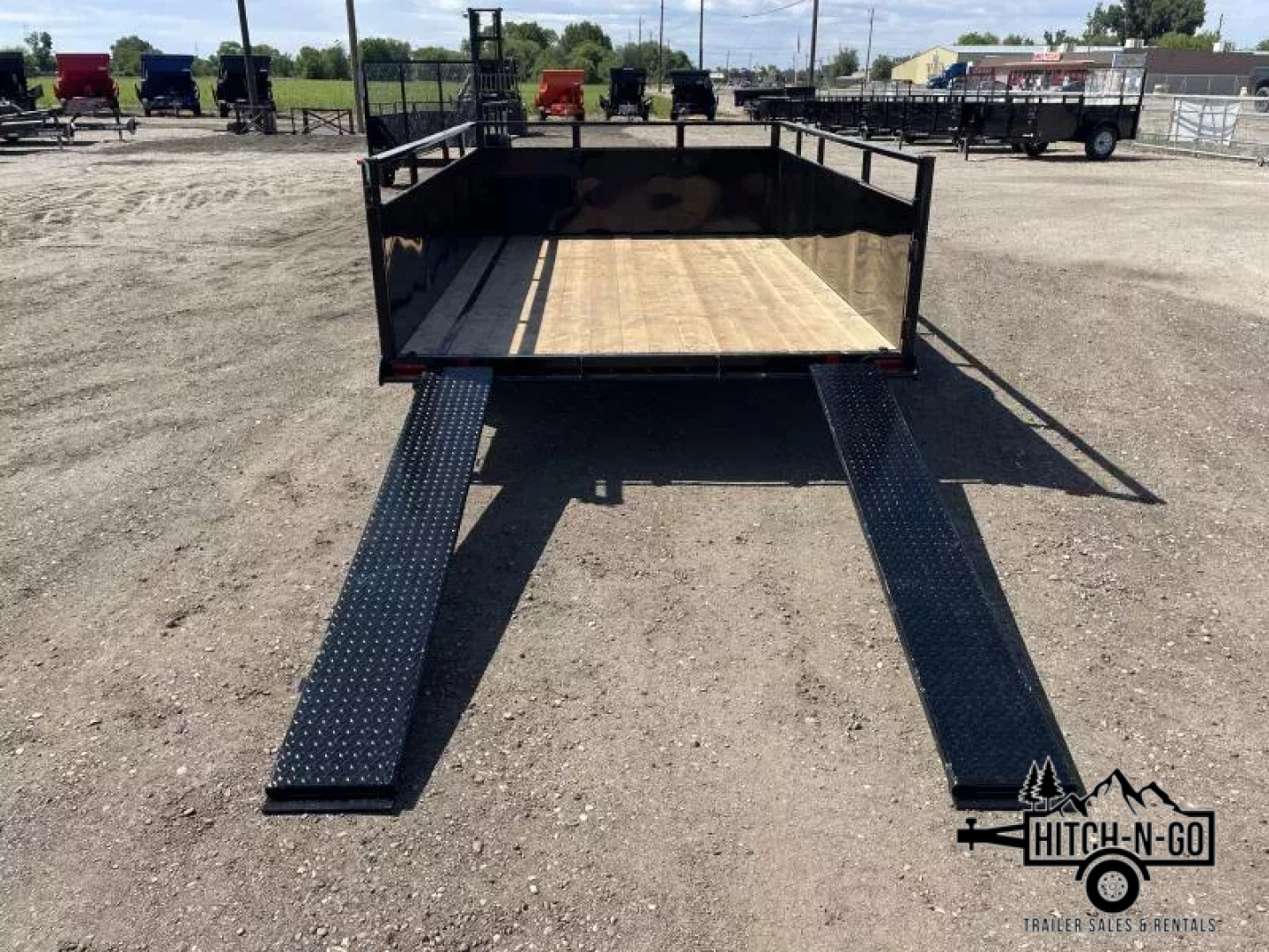 New 2026 Summit Alpine 6.5x10 3k Single Axle With Split Ramp Utility Trailer