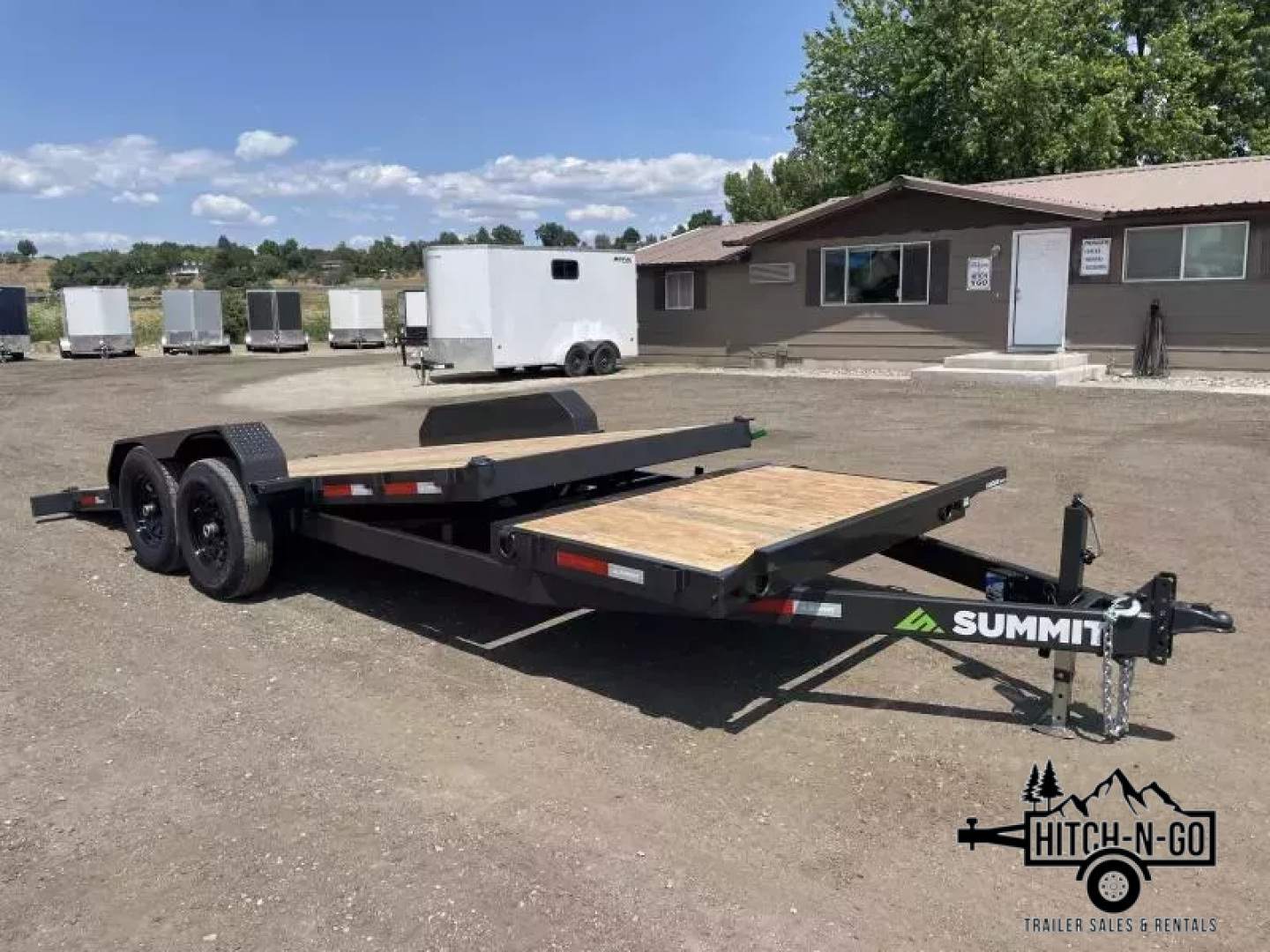 New 2026 Summit Cascade 7x20 16/4 14k Split Deck Tilt Equipment Trailer