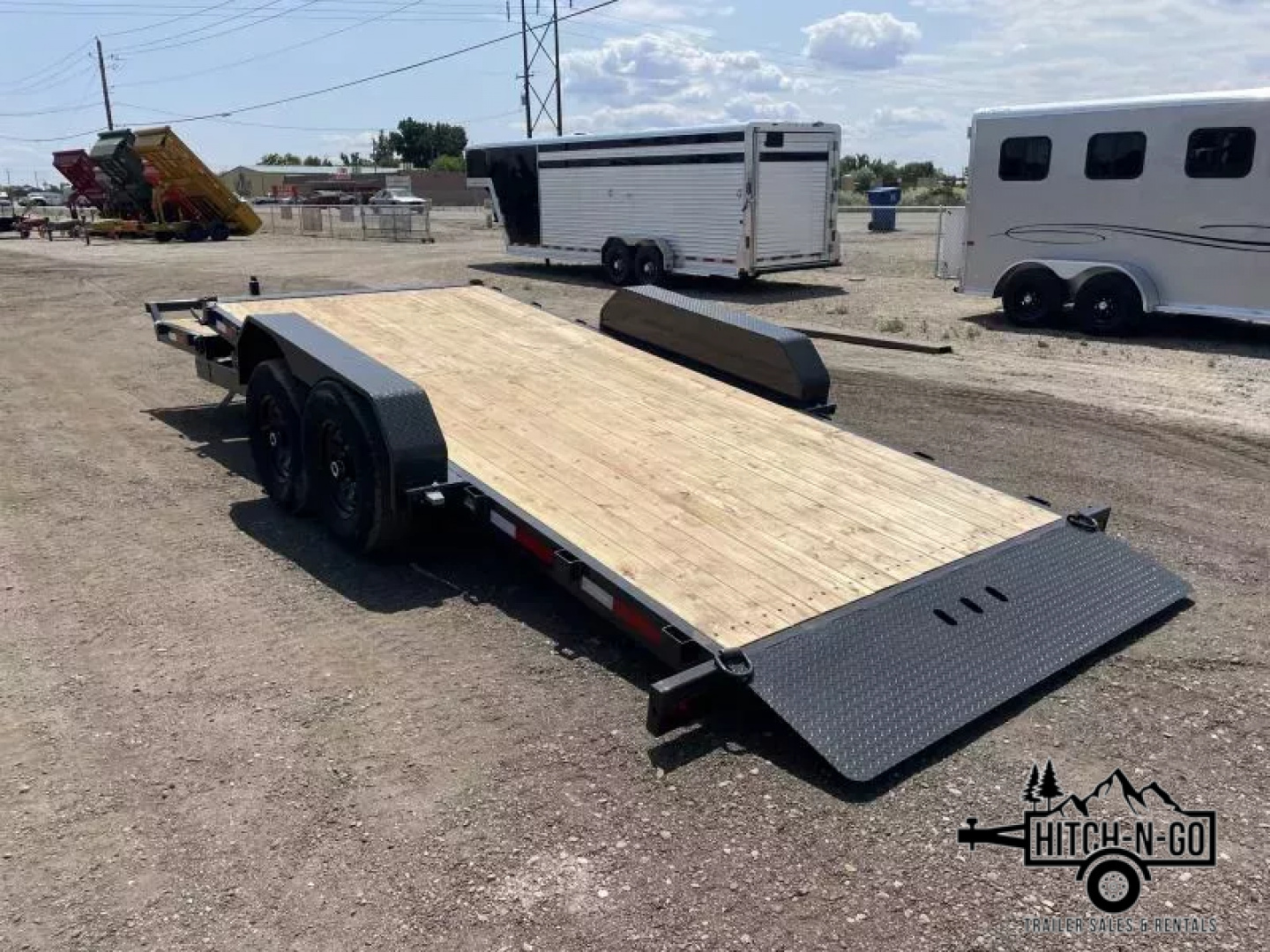 New 2026 Summit Cascade 7x20 16/4 14k Split Deck Tilt Equipment Trailer