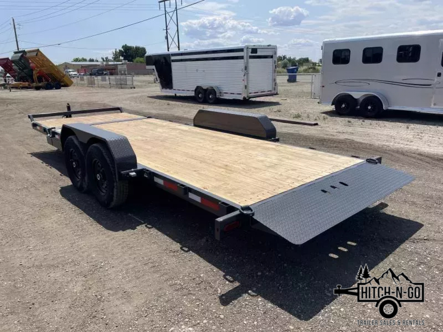 New 2026 Summit Cascade 7x20 16/4 14k Split Deck Tilt Equipment Trailer