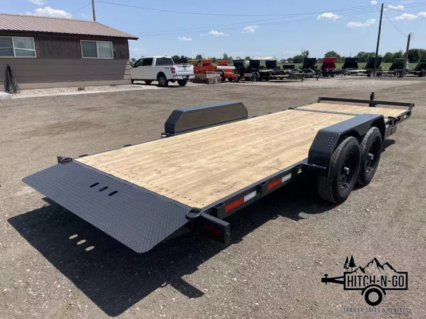 New 2026 Summit Cascade 7x20 16/4 14k Split Deck Tilt Equipment Trailer