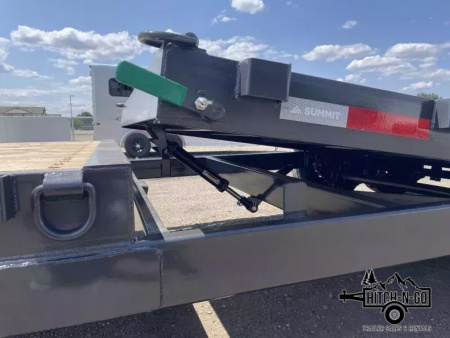 New 2026 Summit Cascade 7x20 16/4 14k Split Deck Tilt Equipment Trailer