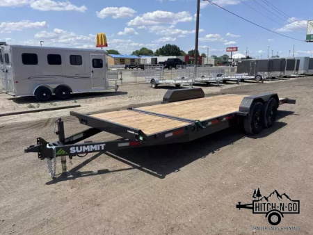 New 2026 Summit Cascade 7x20 16/4 14k Split Deck Tilt Equipment Trailer