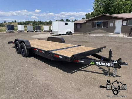 New 2026 Summit Cascade 7x20 16/4 14k Split Deck Tilt Equipment Trailer