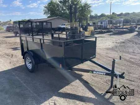 New 2026 Summit Alpine 5x8 3k Single Axle Utility Trailer