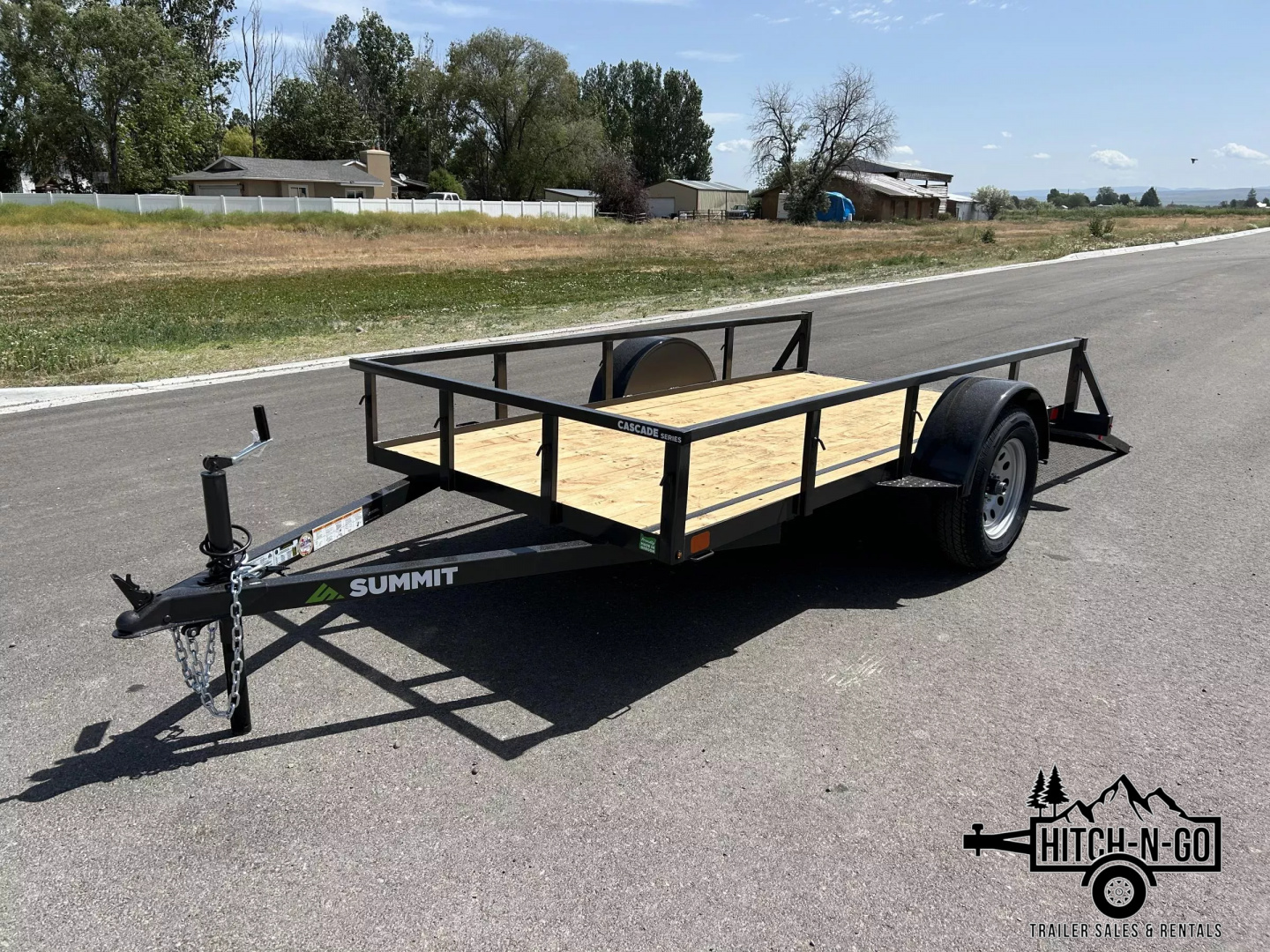New 2026 Summit Cascade 5X10 3K Single Axle Utility Trailer
