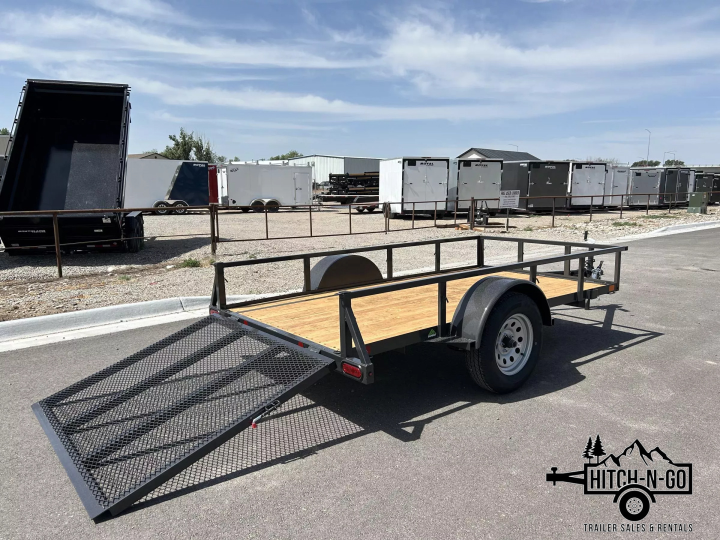 New 2026 Summit Cascade 5X10 3K Single Axle Utility Trailer