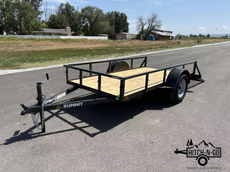 New 2026 Summit Cascade 5X10 3K Single Axle Utility Trailer