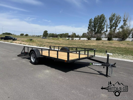 New 2026 Summit Cascade 6X12 3K Single Axle Utility Trailer