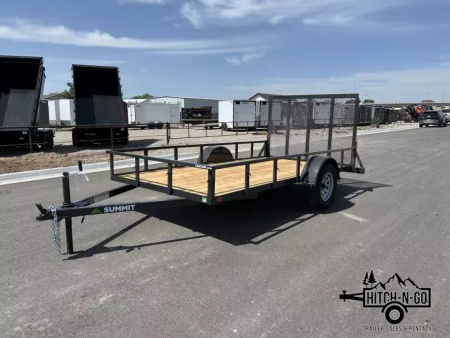 New 2026 Summit Cascade 6X12 3K Single Axle Utility Trailer