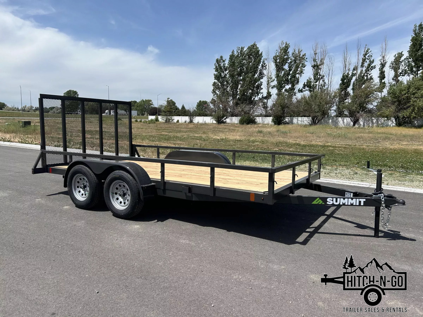 New 2026 Summit Cascade 7x14 7k Tandem Axle Utility Trailer