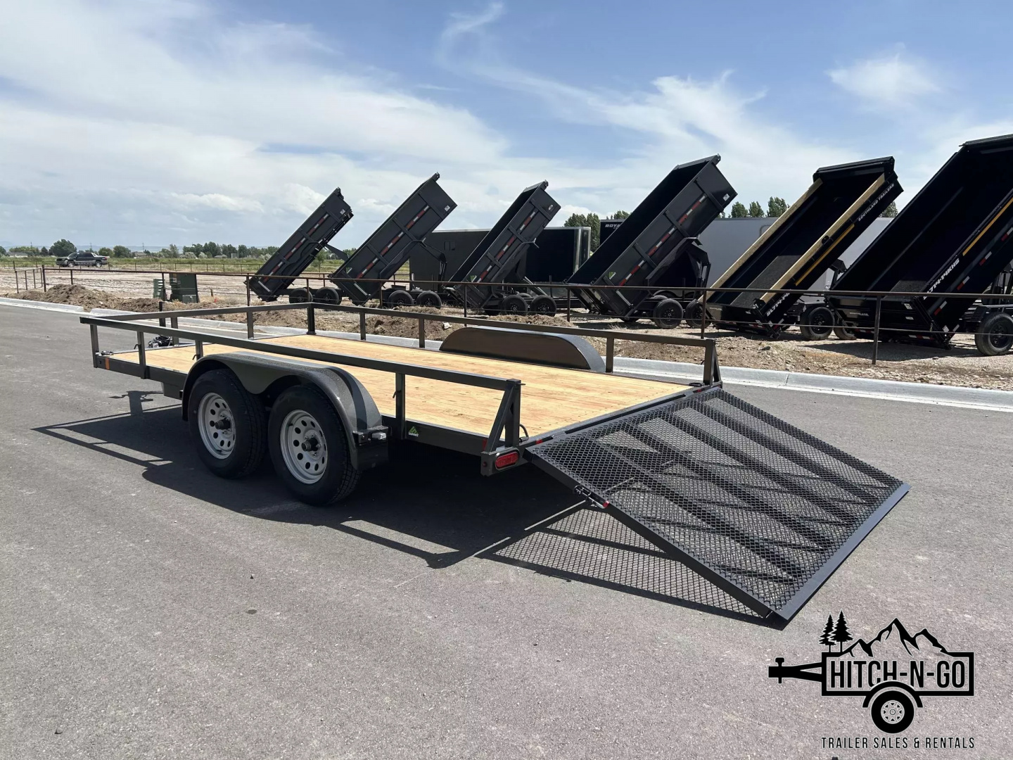 New 2026 Summit Cascade 7x14 7k Tandem Axle Utility Trailer