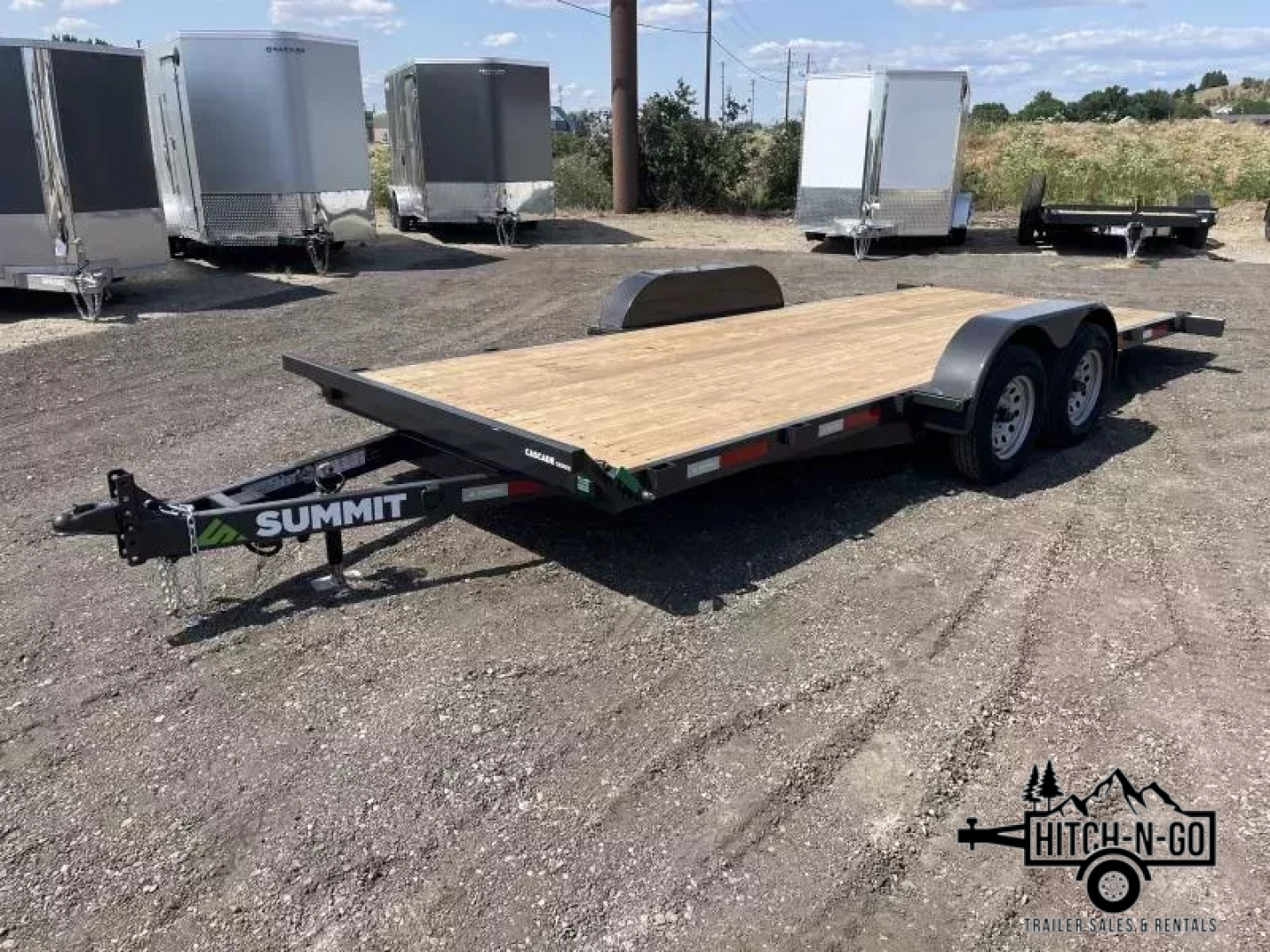 New 2026 Summit Cascade 7x18 7k Full Tilt Deck Trailer