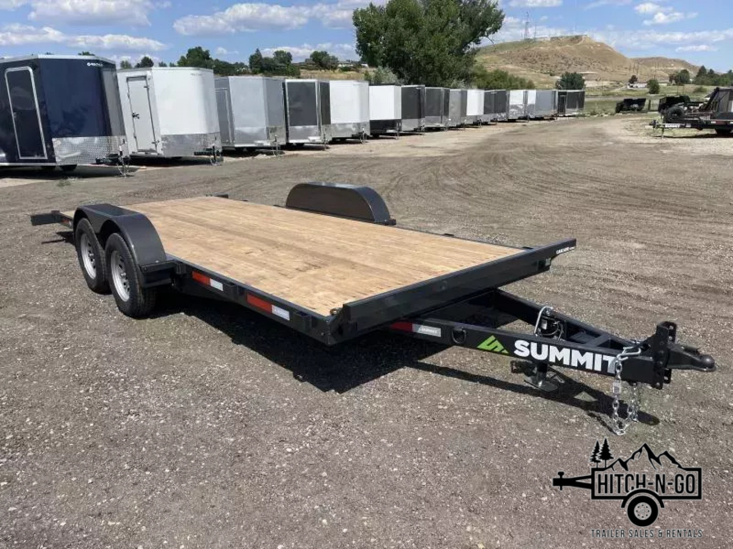 New 2026 Summit Cascade 7x18 7k Full Tilt Deck Trailer
