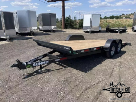 New 2026 Summit Cascade 7x18 7k Full Tilt Deck Trailer