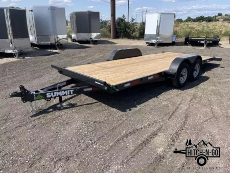 New 2026 Summit Cascade 7x18 7k Full Tilt Deck Trailer