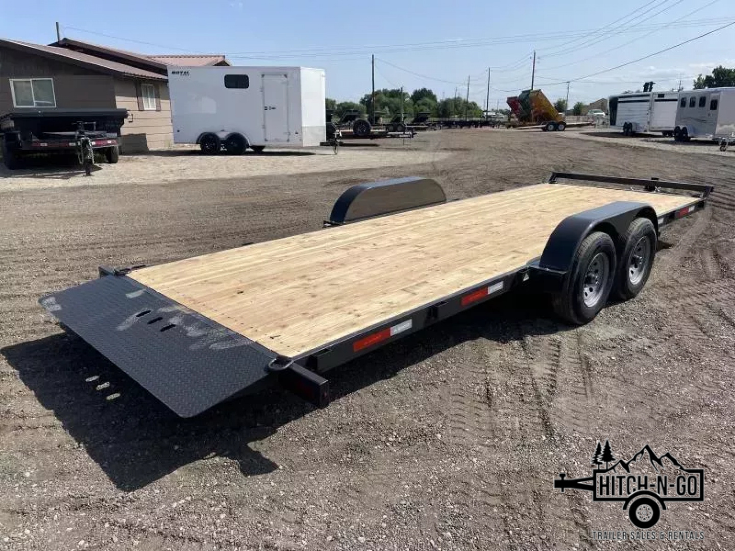 New 2026 Summit Cascade 7x20 10k Full Tilt Deck Trailer with Removable Fenders