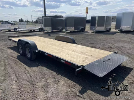 New 2026 Summit Cascade 7x20 10k Full Tilt Deck Trailer with Removable Fenders