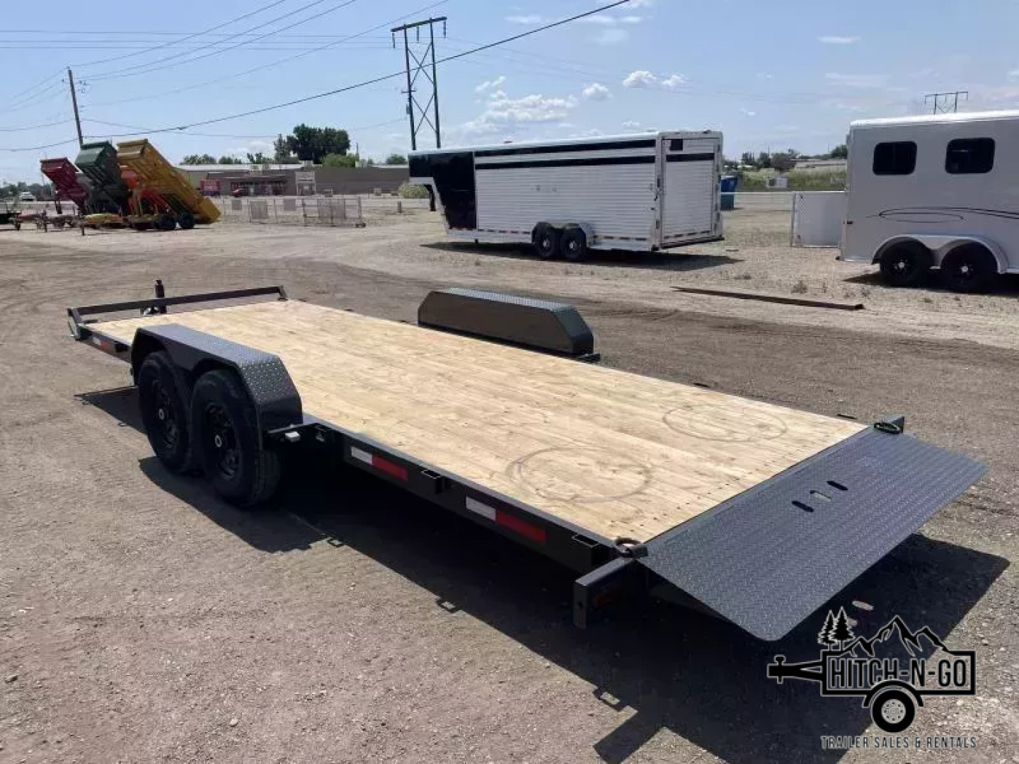 New 2026 2025 Summit Cascade 7x20 14k Full Tilt Deck Equipment Trailer
