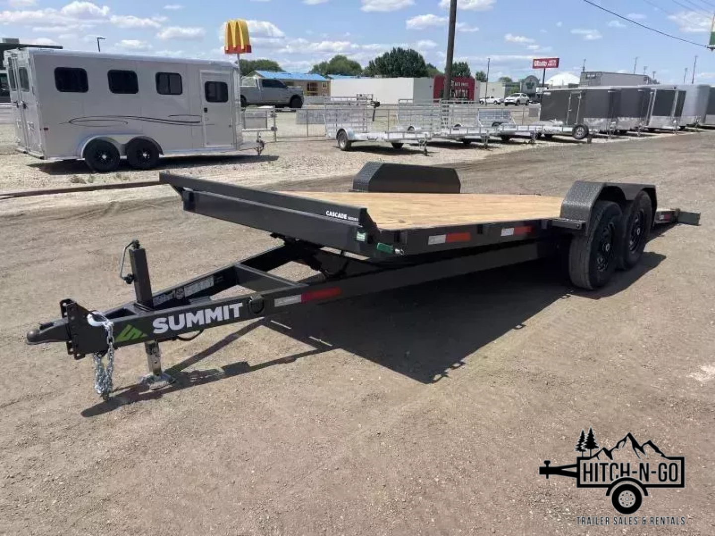 New 2026 2025 Summit Cascade 7x20 14k Full Tilt Deck Equipment Trailer