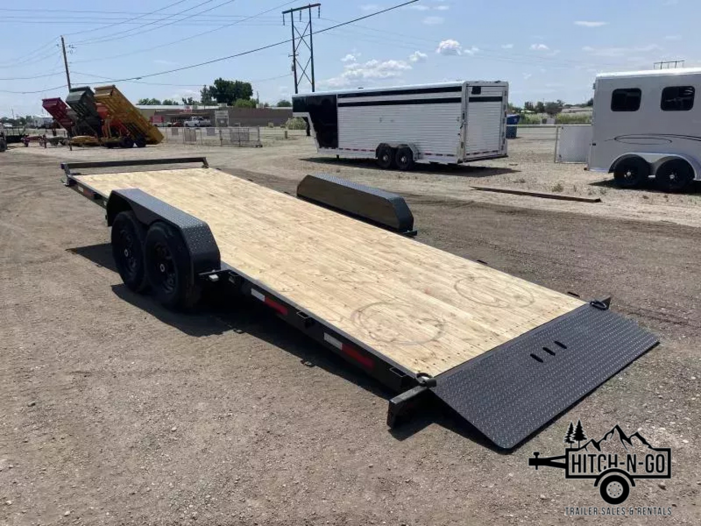 New 2026 2025 Summit Cascade 7x20 14k Full Tilt Deck Equipment Trailer