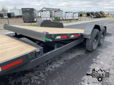 New 2026 Summit Cascade 7x20 16/4 14k Split Deck Tilt Equipment Trailer