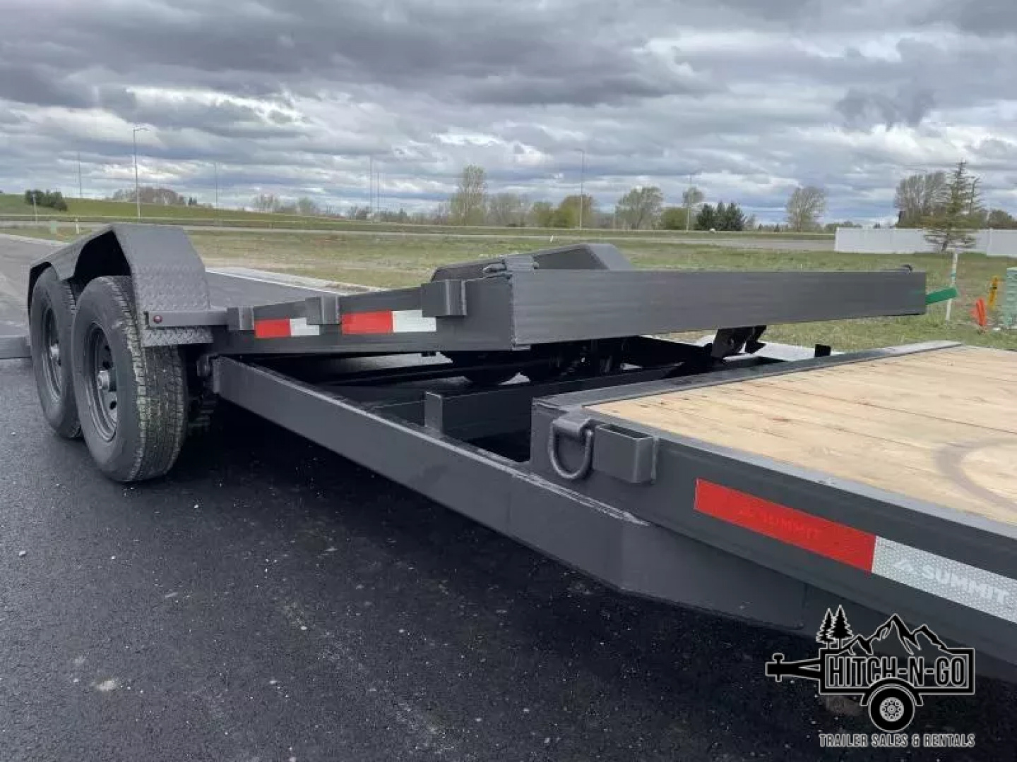 New 2026 Summit Cascade 7x20 16/4 14k Split Deck Tilt Equipment Trailer